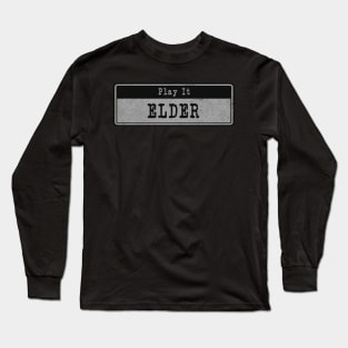 Elder Band // Vintage Fanart Long Sleeve T-Shirt